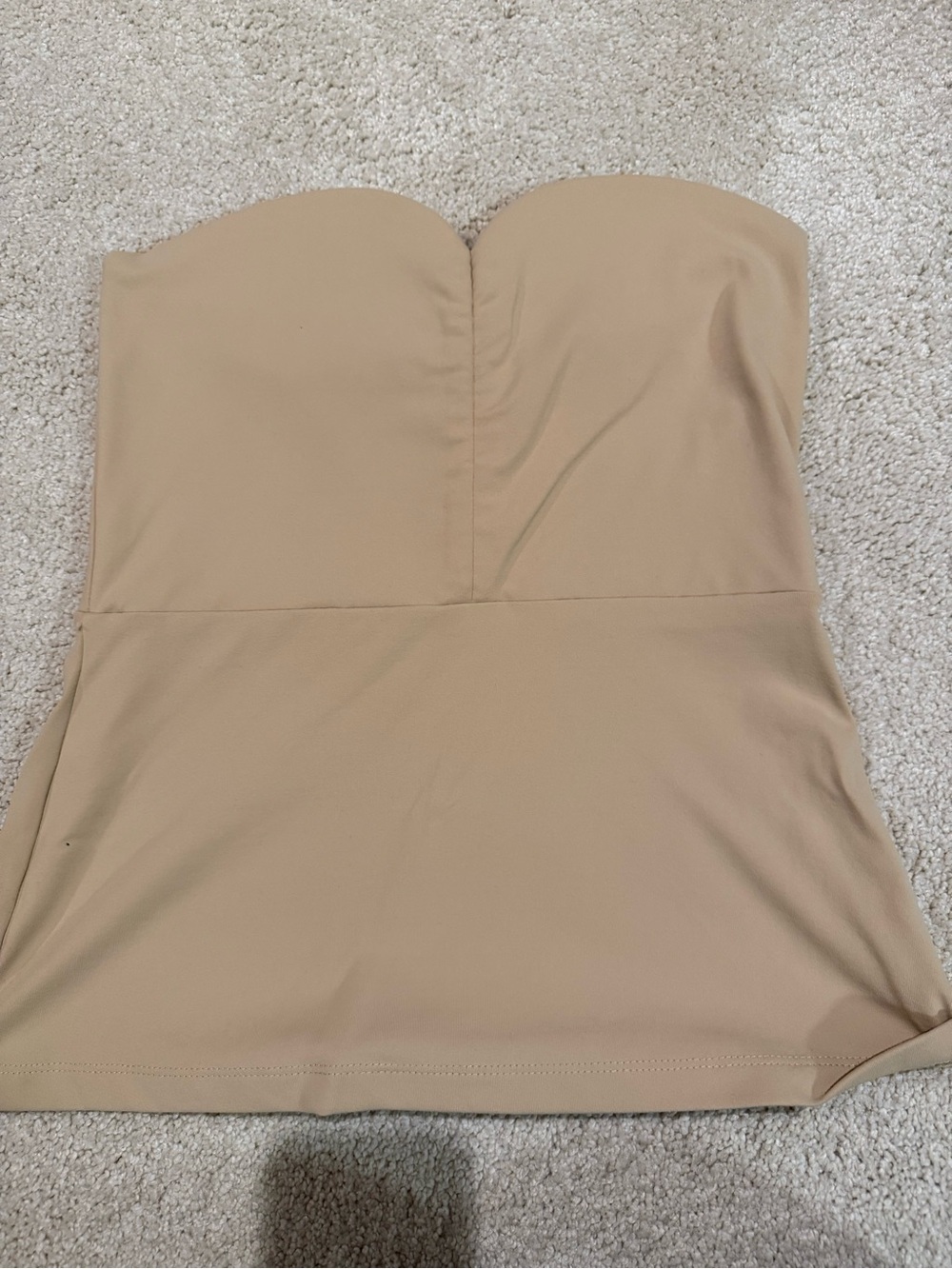 Susana Monaco Strapless Beige/Tan Bodycon Dress